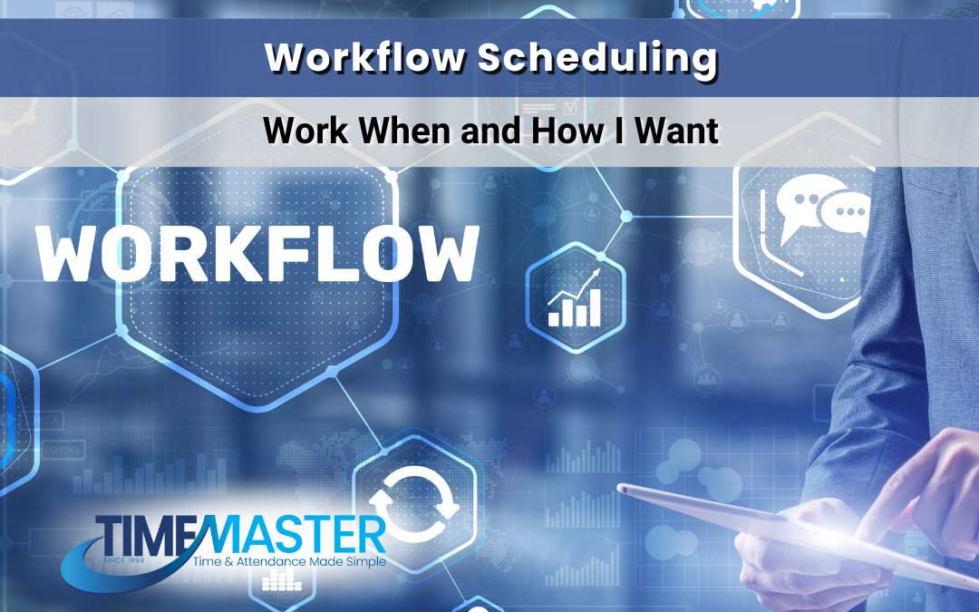 Workflow scheduling – work when and how I want